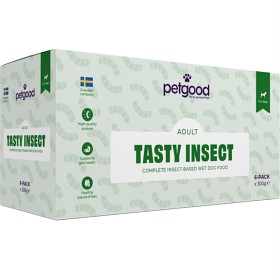 Bild på Petgood Insektsfoder våt- och helfoder vuxna hundar 6 x 300 g