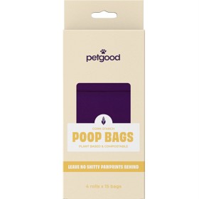 Bild på Petgood Hundbajspåsar med handtag 4 x 15 st