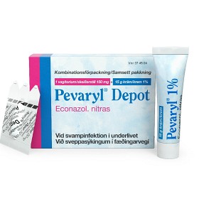 Bild på Pevaryl Depot, vagitorium och kräm 150 mg + 1 % 1 st