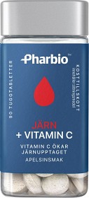 Bild på Pharbio Järn + Vitamin C 90 st
