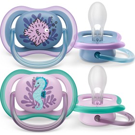 Bild på Philips Avent Ultra Air napp 6-18 månader Blå & Lila