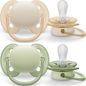 Bild på Philips Avent Ultra Soft napp 0-6 mån Grön/Beige