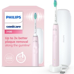 Bild på Philips Sonicare eltandborste 3100 Series inkl resefodral, rosa
