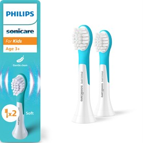Bild på Philips Sonicare for Kids borsthuvuden för barn 3+ år, 2-pack, HX6032/90