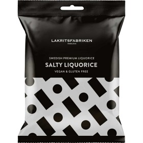 Bild på Lakritsfabriken Premium White Salty Liquorice 100 g