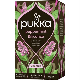 Bild på Pukka Peppermint & Licorice 20 tepåsar