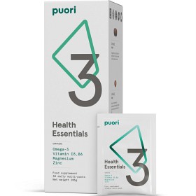 Bild på Puori 3 Omega-3, Vitamin D3, Magnesium 30 doser