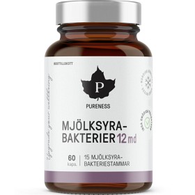Bild på Pureness Mjölksyrabakterier 12 md 60 kapslar