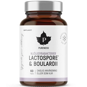 Bild på Pureness Mjölksyrabakterier + Boulardii 60 kapslar