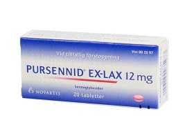 Bild på Pursennid Ex-Lax, dragerad tablett 12 mg 20 st