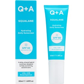 Bild på Q+A Squalane Hydrating Face Sunscreen SPF 50, 50 ml