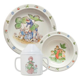 Bild på Rätt Start Elsa Beskow Blomsterbarn Barnservis, 3 delar