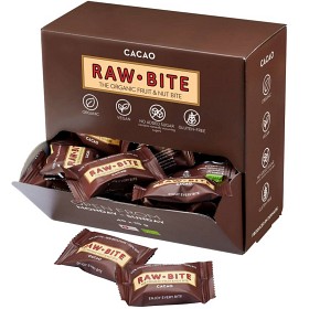 Bild på Rawbite Frukt- & Nötbar Kakao Snackbox 45 st
