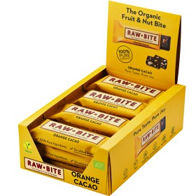 Bild på Rawbite Orange Cacao 50 g 12 st