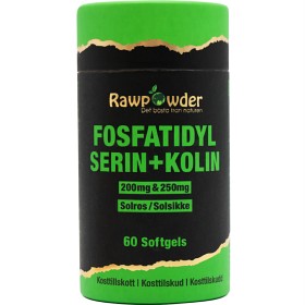 Bild på Rawpowder Fosfatidylserin 200 mg + Fosfatidylkolin 250 mg 60 kapslar