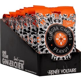 Bild på Renée Voltaire Ginger Chews Peanut 120 g x 10 st