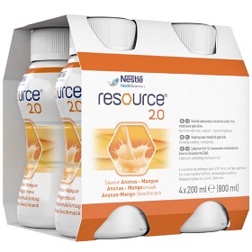 Bild på Resource 2.0 Ananas Mango 4 x 200 ml