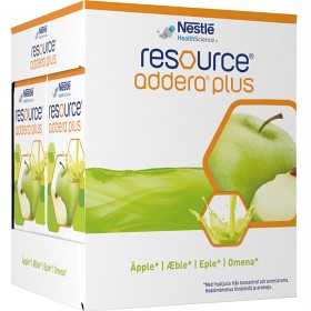 Bild på Resource Addera Plus Äpple, drickfärdigt kosttillägg 4 x 200 ml