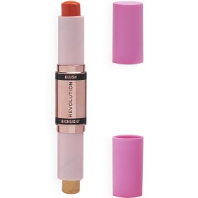 Bild på Revolution Blush & Highlight Stick Coral Dew