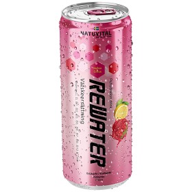 Bild på ReWater Hallon Citrus kolsyrad vätskeersättning 330 ml