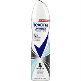 Bild på Rexona 72h Advanced Protection Invisible Aqua Spray 150 ml