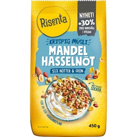 Bild på Risenta Krispig Müsli Mandel Hasselnöt 450 g