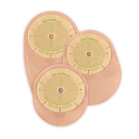 Bild på Salts Confidence Natural sl häftpåse Standard beige, hål 35 mm 30 st