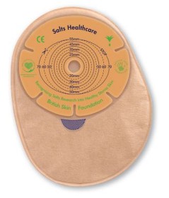 Bild på Salts Confidence Natural Advance, sluten, standard, hål 32 mm förklippt 30 st