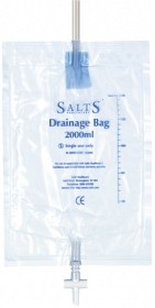 Bild på Salts Urinuppsamlingspåse slang 120 cm 10 st