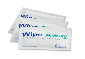 Bild på Salts Adhesive Remover Wipes våtservett med häftborttagningsmedel 2 ml 30 st