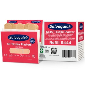 Bild på Salvequick Textilplåster Refiller 6x40 st