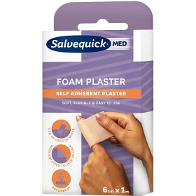 Bild på SalvequickMED Foam Plaster 6cm x 1m