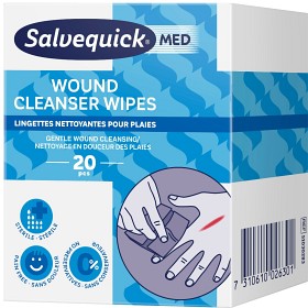 Bild på SalvequickMED Wound Cleanser Wipes 20 st