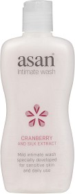 Bild på Asan mild intimtvätt tranbär 220 ml