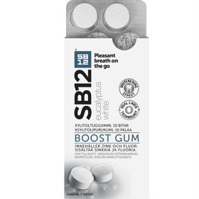 Bild på SB12 Boost Eucalyptus White tuggummi 10 st