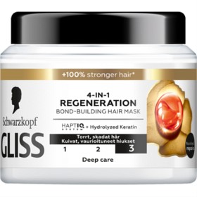 Bild på Schwarzkopf Gliss 4-In-1 Regeneration Bond-Building Hair Mask 400 ml