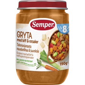 Bild på Semper Farmargryta med biff  & rotsaker 8M 190 g