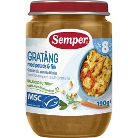 Bild på Semper Fiskgratäng med potatismos 8M 190 g