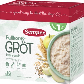 Bild på Semper Fullkornsgröt med Frukt 12M 530 g