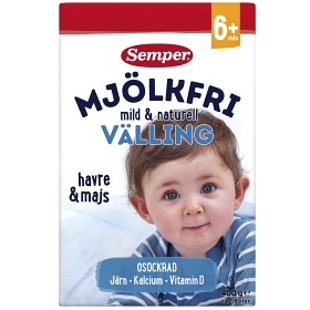 Bild på Semper Mjölkfri Välling Naturell 6M 400 g