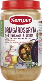 Bild på Semper Örtagårdsgryta med fläskkött & timjan 12M 235 g