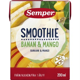 Bild på Semper Smoothie Banan Mango 12M 200 ml