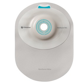 Bild på SenSura Mio 1-dels sluten Convex Soft, Maxi, grå, hål 31-50 mm 10 st