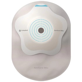 Bild på SenSura Mio Conv Flip 1-dels sl Maxi grå, insp.lucka först hål 40-60 mm, diameter 134 10 st