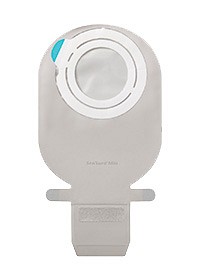 Bild på SenSura Mio Flex 2-delspåse tömbar Mini, neutralt grå, insp.lucka, krage 50 mm 30 st