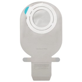 Bild på SenSura Mio Flex 2-delspåse sluten, Maxi, neutralt grå, insp.lucka, krage 70 mm 30 st