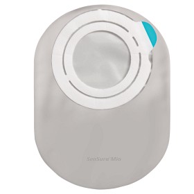 Bild på SenSura Mio Flex 2-delspåse sluten, Mini, neutralt grå, insp.lucka, krage 50 mm 30 st