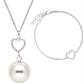 Bild på Set Bola + armband kristallhjärta