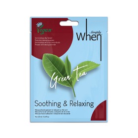 Bild på Simply When Vegan Green Tea Soothing & Relaxing ansiktsmask