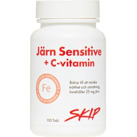 Bild på Skip Järn Sensitive + C-vitamin 100 tabletter